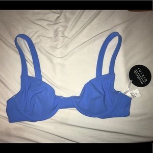 Moana Bikini Bam bam top in airy blue Medium